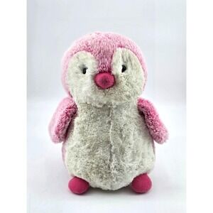 Aurora Pink Penguin Plush Stuffed Animal 12" Destination Nation VG